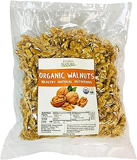 Beyond Nature Organic Raw Walnuts, Vacuum Sealed, Non GMO, No Salt, Low Carb, Gluten Free, Keto Friendly & Vegan Snack, 2 ...