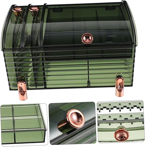 Miniatura 6 de Cabilock Joyero de artesanía artística, organizador compacto y multifuncional para niñas