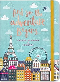 Soft Covered Travel Planner & Journal with 4 Tabbed Sections and So The ...