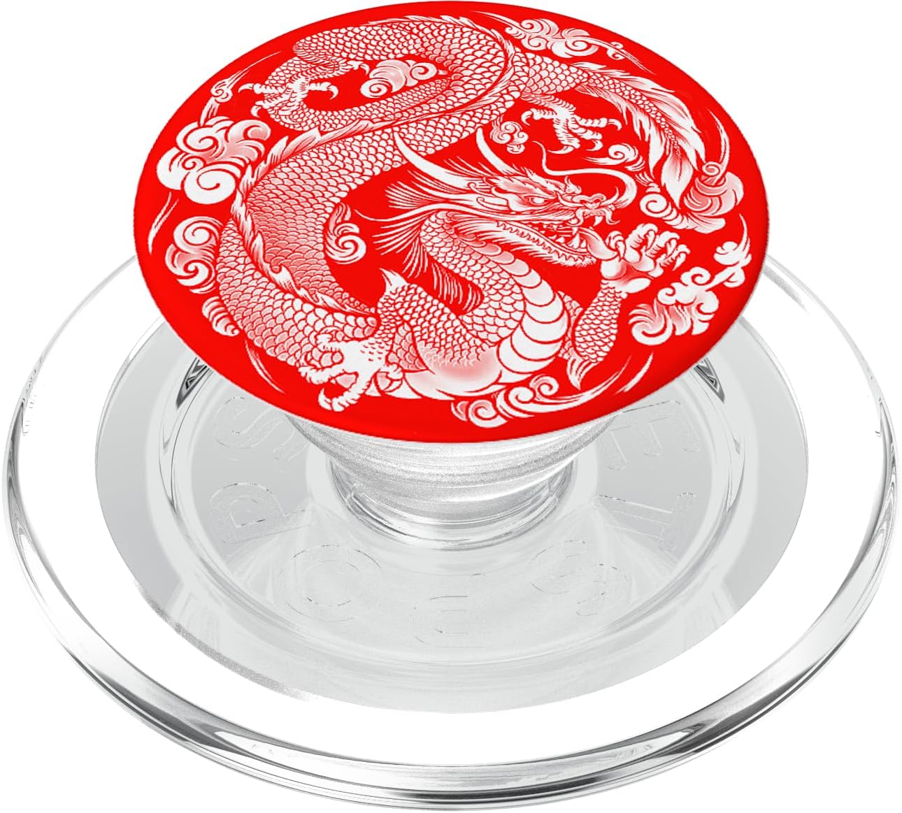 Red Yin Yang Dragon Pop Socket for Phone PopSockets Yin Yang PopSockets PopGrip for MagSafe