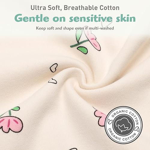 Miniatura 5 de Saco de Transición para Bebés Recién Nacidos con Brazos Arriba, Mangas Largas, Puños con Mitones, Paquete de 2, 0-3 Meses, Saco de Dormir Vestible,