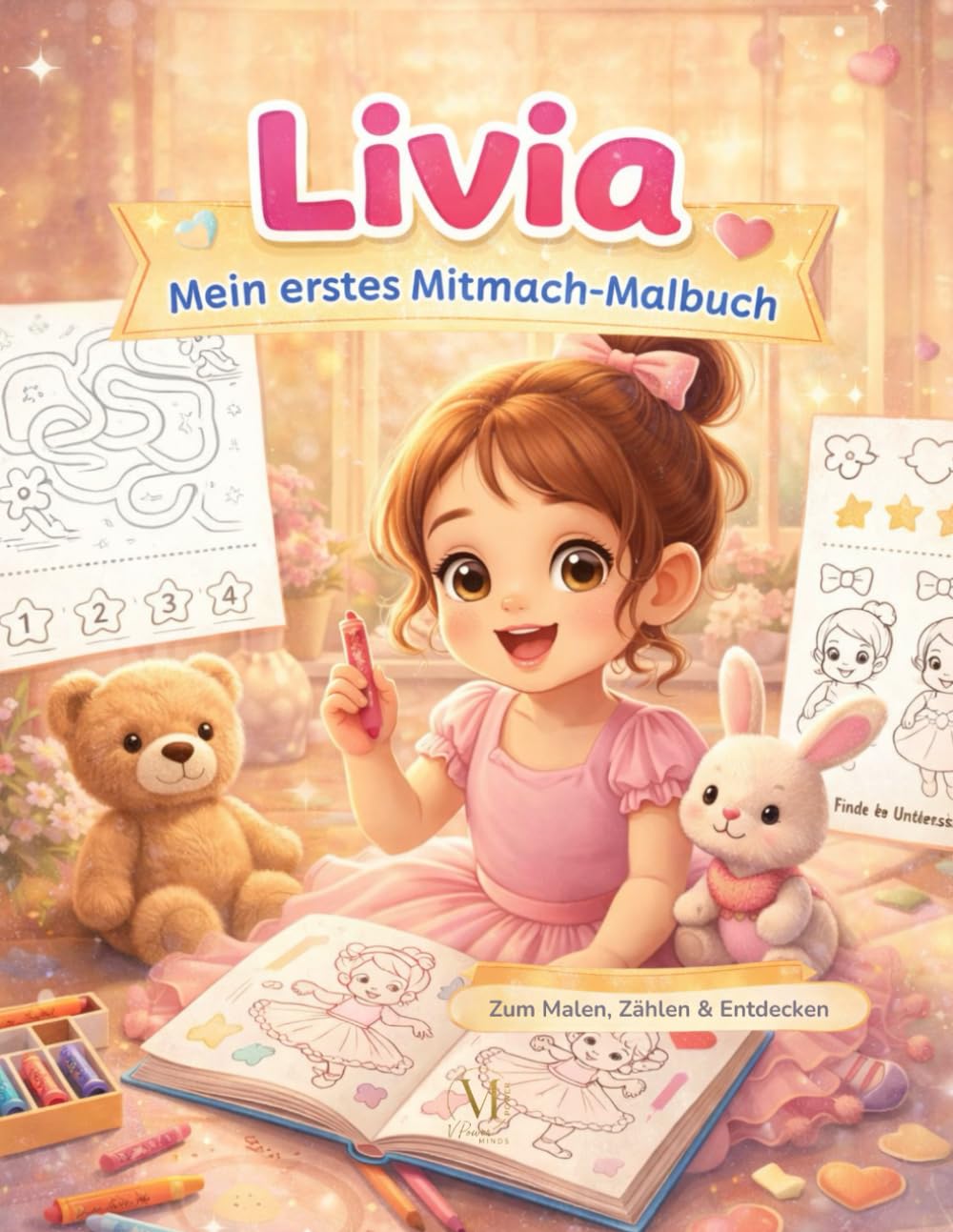 Livia: Mein erstes Mitmach-Malbuch