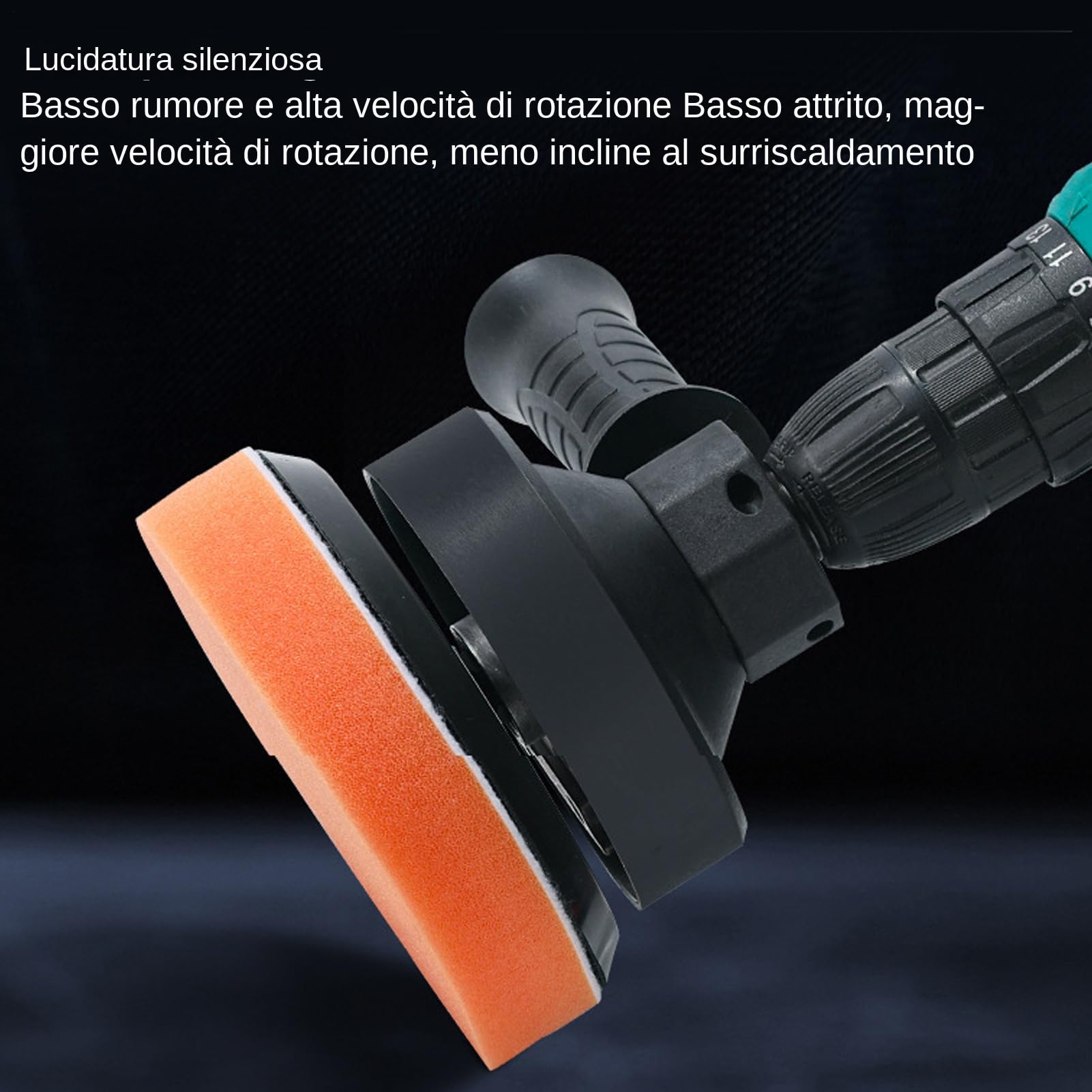 Lucidatrice Auto Elettrica Portatile Senza Fili Cerettatrice Tampone Regolabile Velocità Lucidatura Rotativa Pulizia Dettagli Accessorio Professionale Kit Completo Macchina Tampone | Per Veicoli
