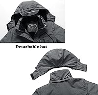 Vista 4 de Chaqueta de esquí impermeable para mujer con capucha