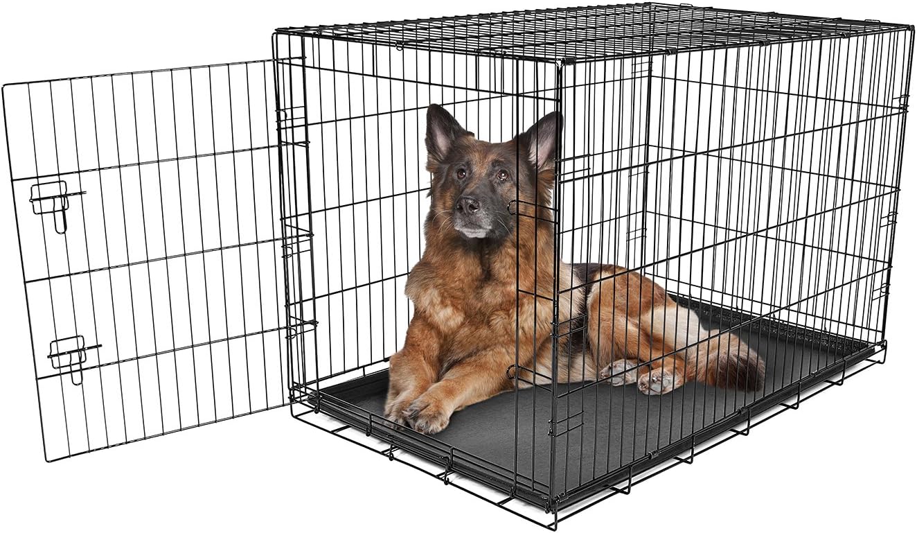 Carlson Pet Products Secure and Foldable Single Door Metal
