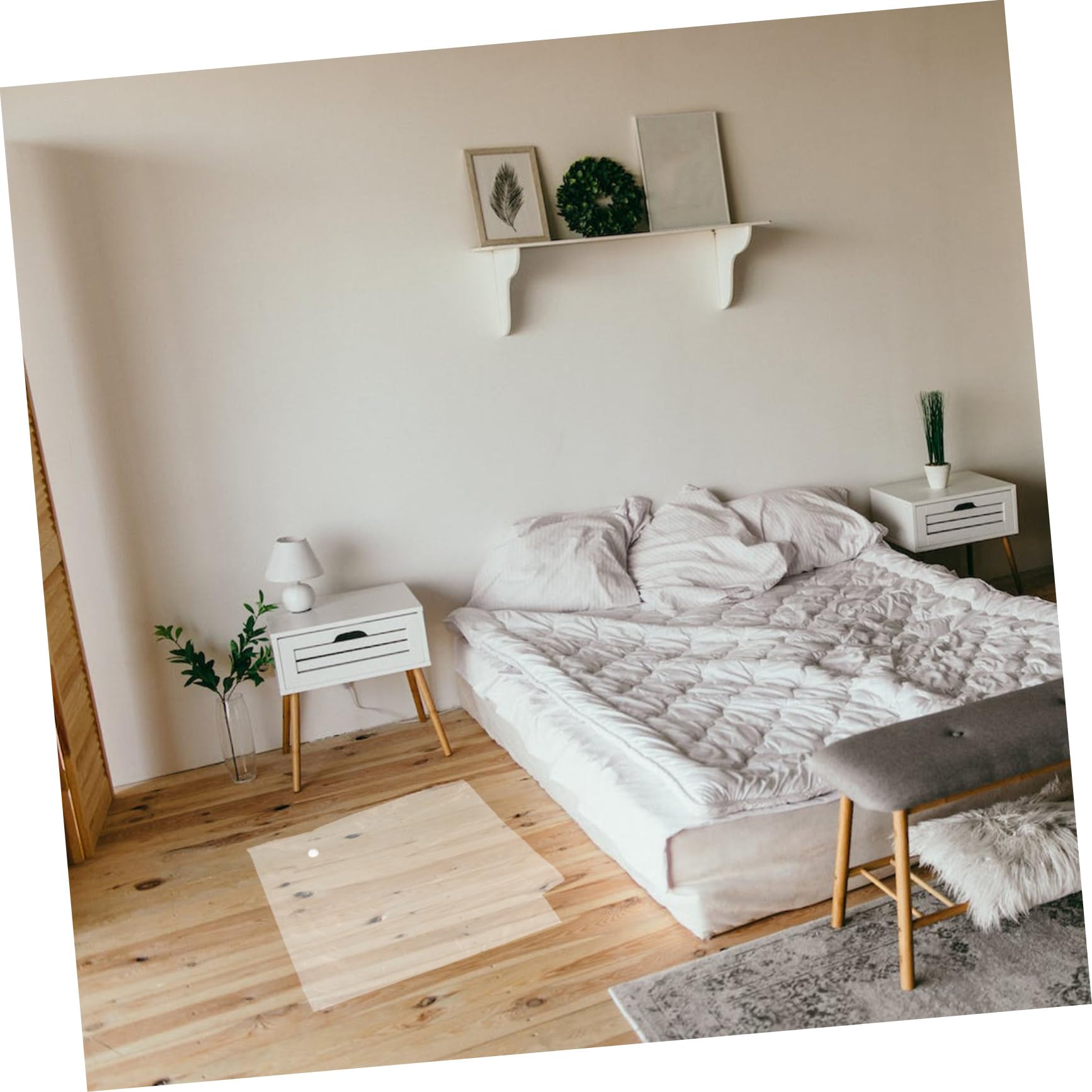 ULTECHNOVO Matratzenbeutel für Platzsparende Aufbewahrung Vakuumversiegelter aus Nylon mit Großer Kapazität und Doppeltem Reißverschluss Zufällige Farbe im Schlafzimmer
