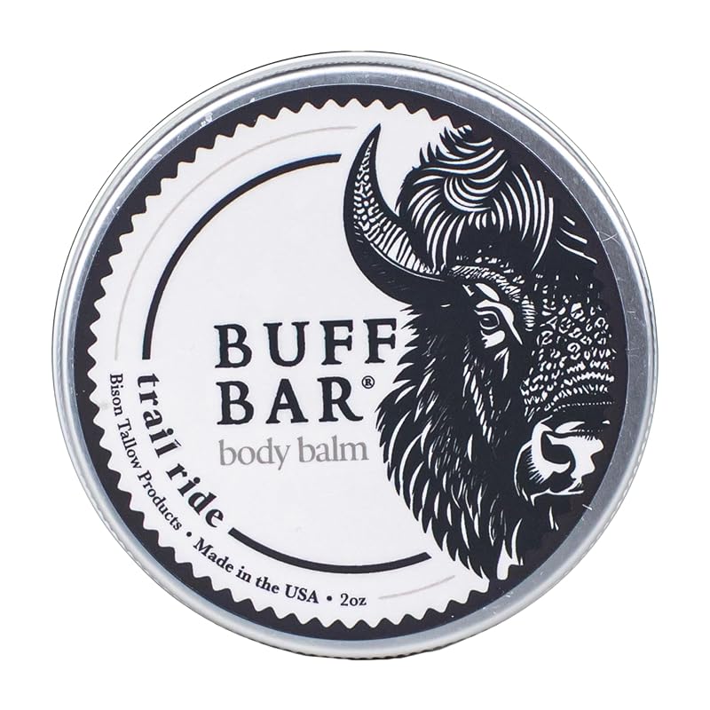 Big Crazy Buffalo Buff Bar Bison Tallow Bálsamo Corporal Trail Ride, 56 g