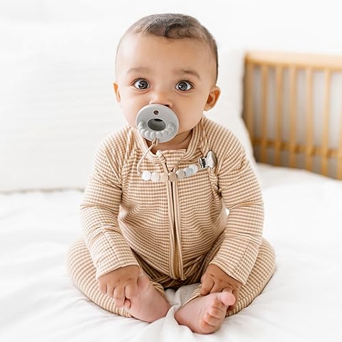 Miniatura 3 de Ryan & Rose Clip para chupete Georgia - Clip para chupete de silicona para bebé niño niña Binky paci clip para chupete de bebé clip binkie clip