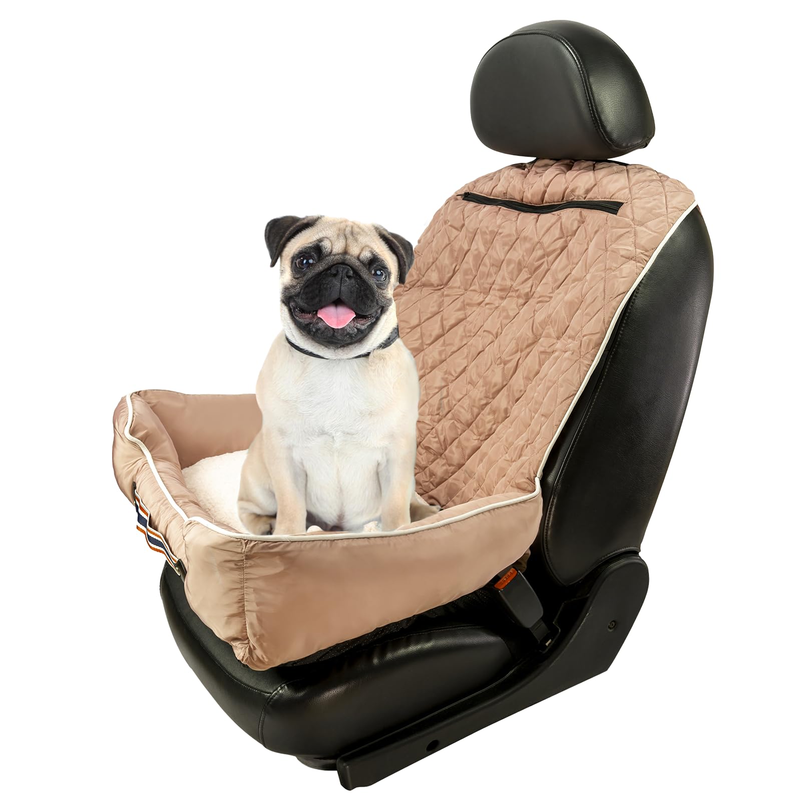 Seat Armour PET2GO101T Pet2Go Tan Car Pet Bed and Seat Cover, 26x20x6, 3.5 lbs