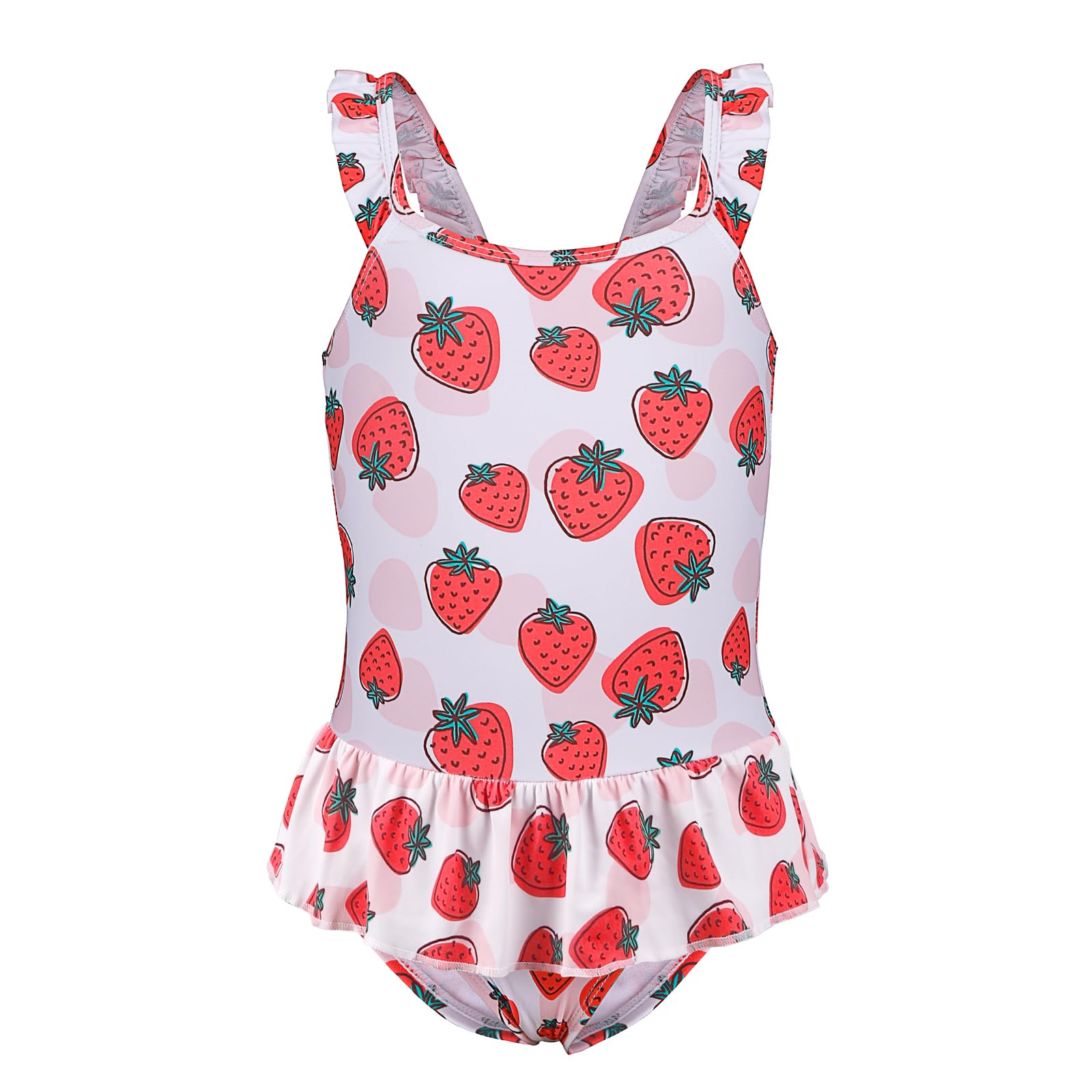 Maillot de Bain Fille Maillot de Natation Une Pièce Enfant Anti UV Bikini de Plage/Piscine pour Enfant 2~7 Ans