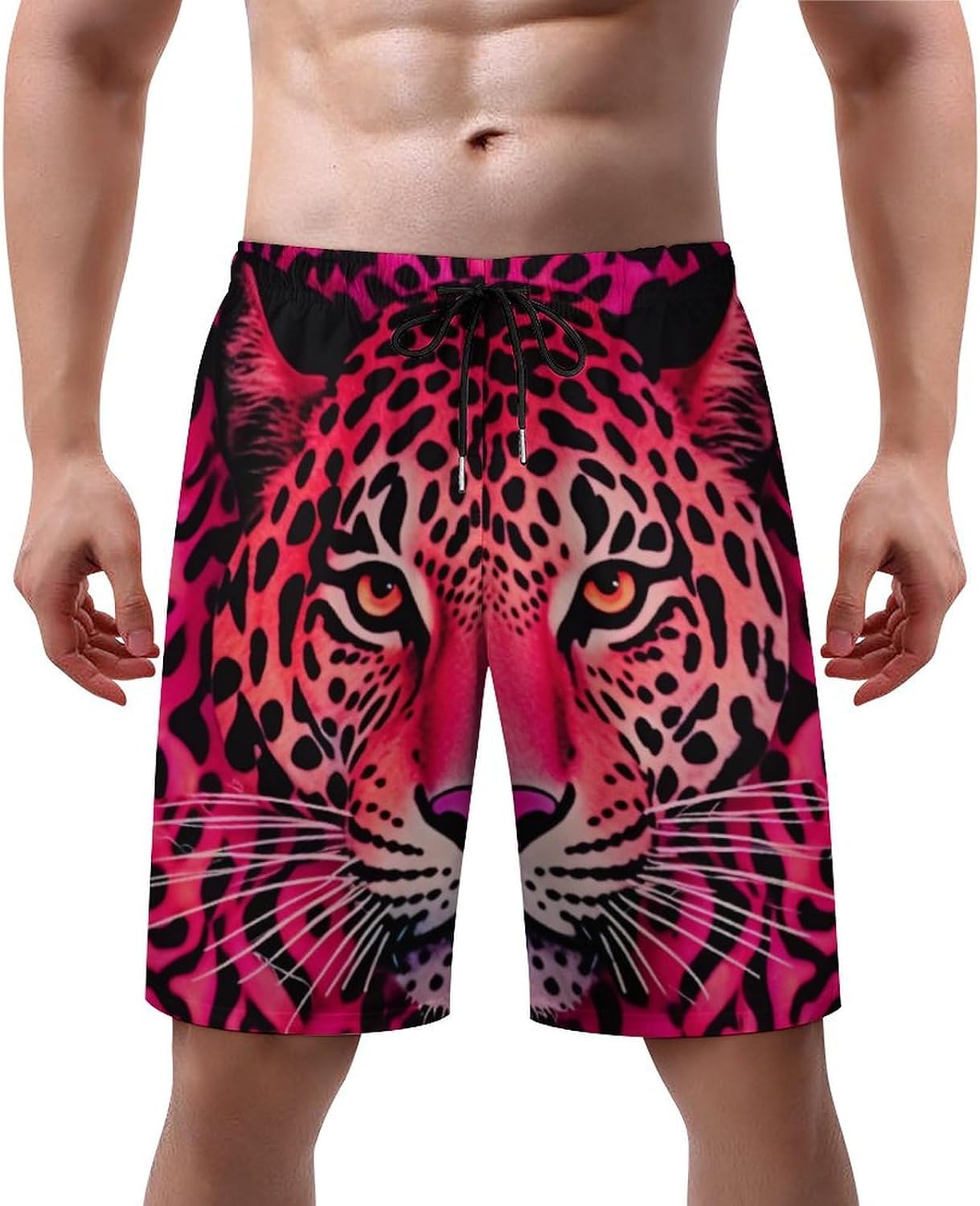 Mens Novelty Swim Trunks Quick Dry Swim Beach Shorts with Mesh Lining Pockets