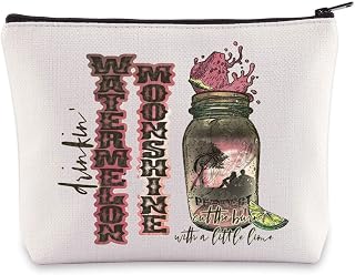WZMPA Watermelon Moonshine Cosmetic Bag Album Inspired Gift Singer lyric Makeup Zipper Pouch Bag Music Merchandise, Watermelon, Cosmetic Bag
