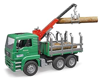 Amazon.com: Bruder 02769 Man Timber Truck with Loading Crane