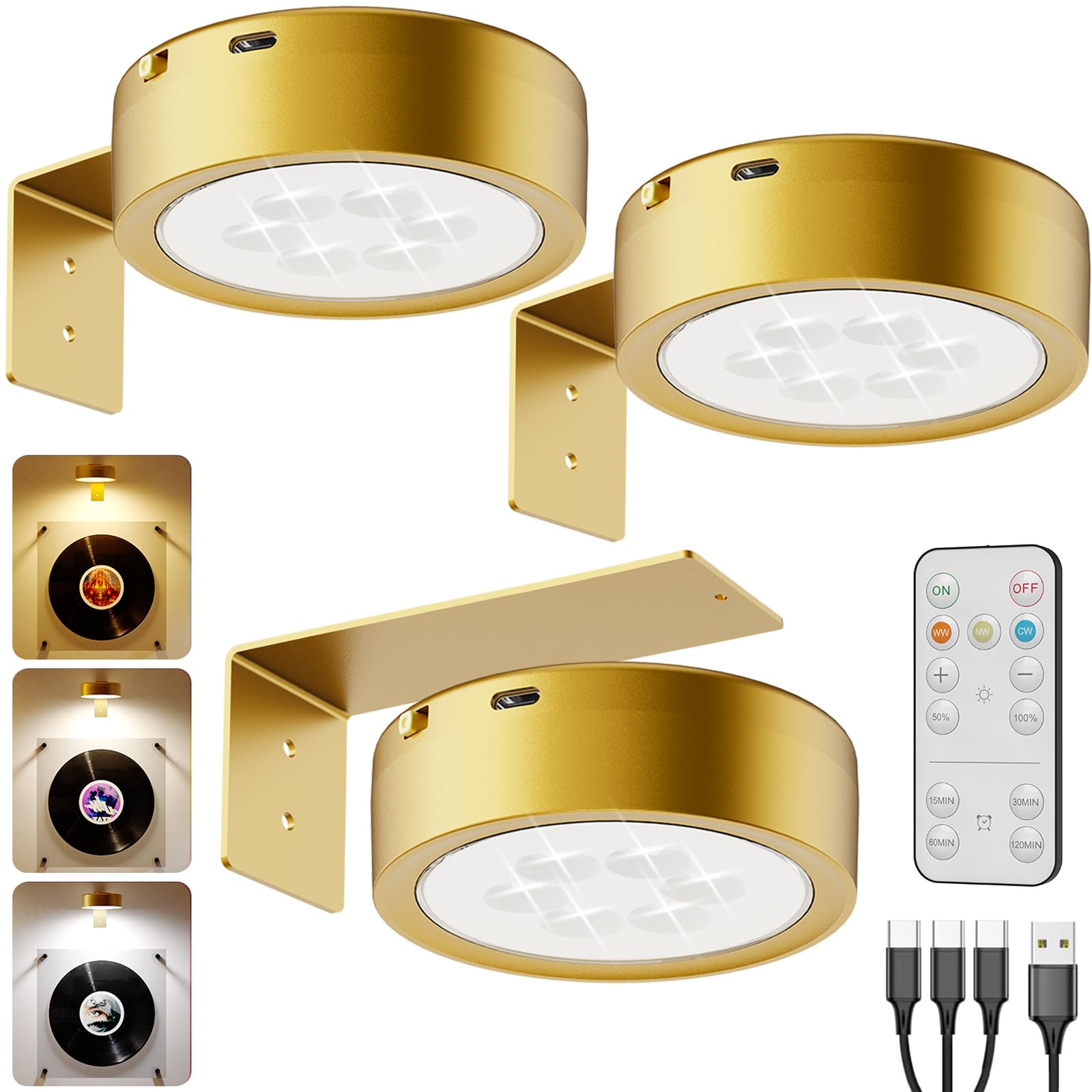 Painting Lighting Wireless with Remote Control, Painting Light Rechargeable USB Wall Lamp 2600mAh Battery Powered Image Lighting Automatic Picture Light Wireless Wall Lamp for Gallery Painting Lighting Wireless with Remote Control, Painting Light Rechargeable USB Wall Lamp 2600mAh Battery Powered Image Lighting Automatic Picture Light Wireless Wall Lamp for Gallery