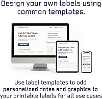 Vista 2 de Etiqueta de CD/DVD de cara completa Cantidad de 1000 discos, 2000 lomo 250 hojas en total Blanco mate permanente Compatible con inyección