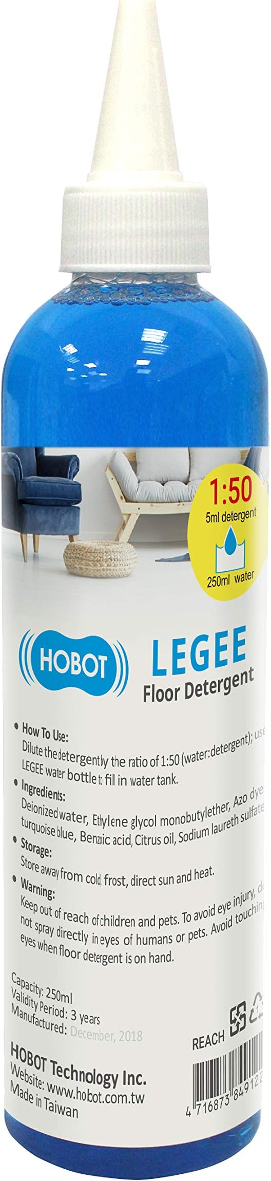 Floor Window Detergent Cleaner for HOBOT and LEGEE