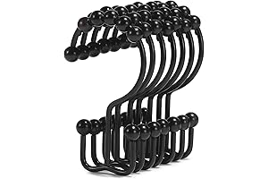 Goowin Shower Curtain Hooks: The Ultimate Shower Solution for Rust-Free Elegance