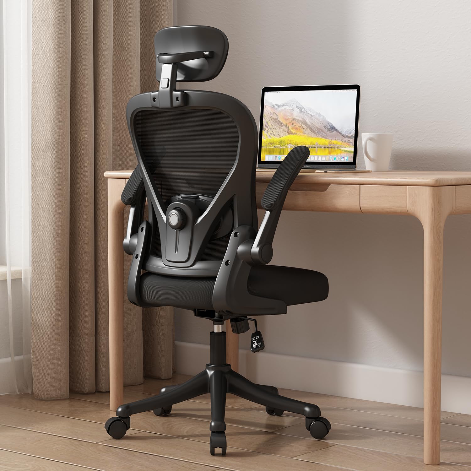 オフィスチェア⭐️デスクチェア メッシュ 動的腰背部サポート 3Dヘッドレスト Amazon | オフィスチェア メッシュ デスクチェア ヘッドレスト上下調節