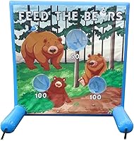 Vista 8 de TentandTable Panel de juego de marco de aire de repuesto Panel de lanzamiento de bolsas de frijoles con red Uso con juego de marco de aire