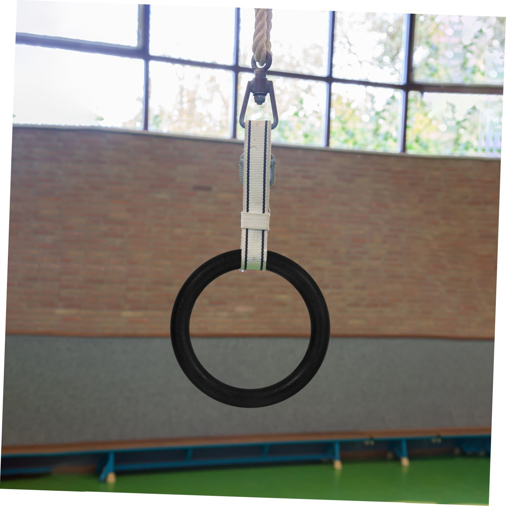 Anillos de Entrenamiento 2 Piezas Abs Negro hasta 400kg