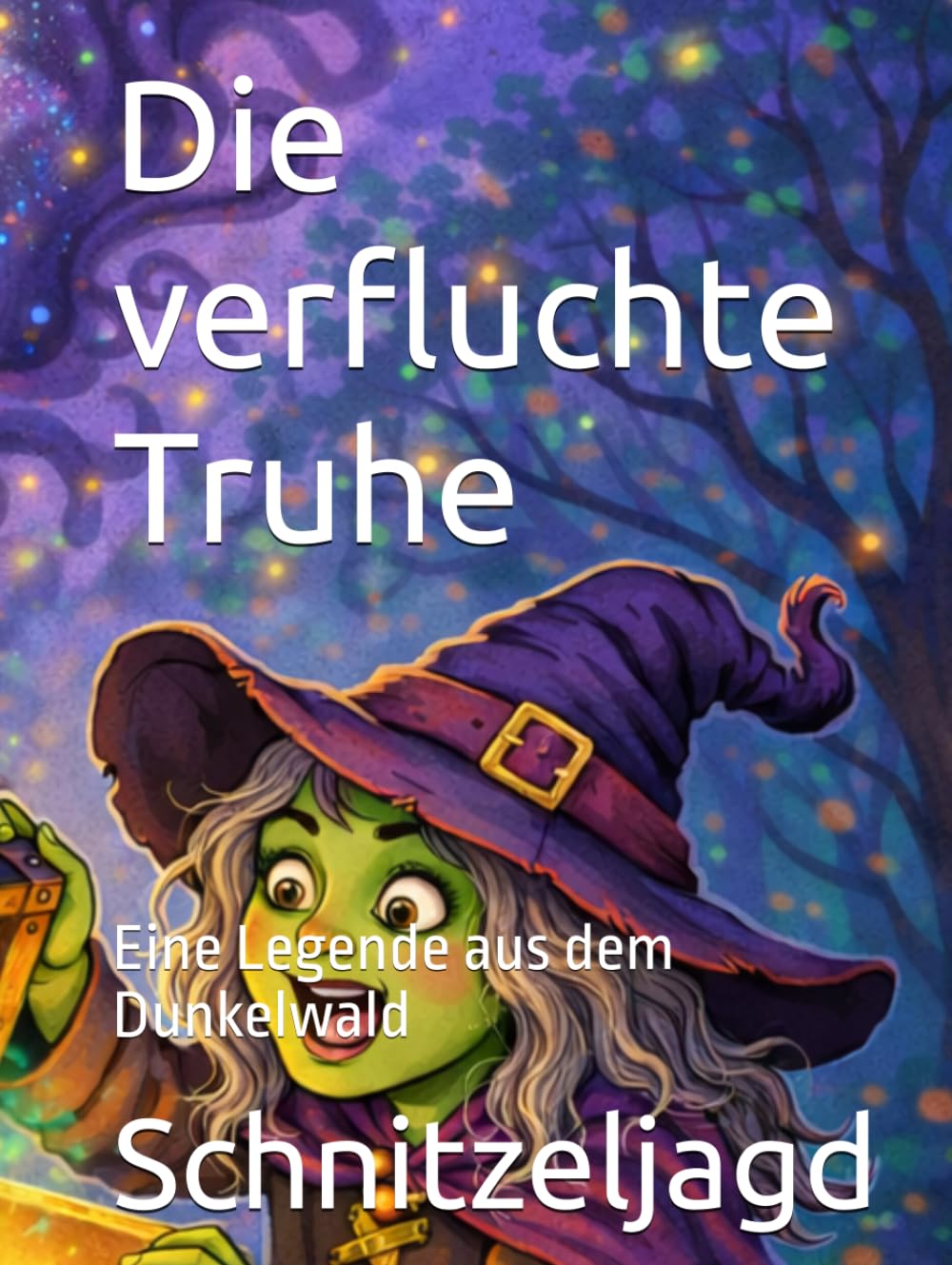 Schnitzeljagd Halloween gruselig Wald: Die Verfluchte Truhe Kindergeburtstag Komplett Set drinnen und draußen Kinder 6 - 10 Jahre Gruppen Freunde ... Geburtstage Kinder 6 - 12 Jahre Komplett Set)