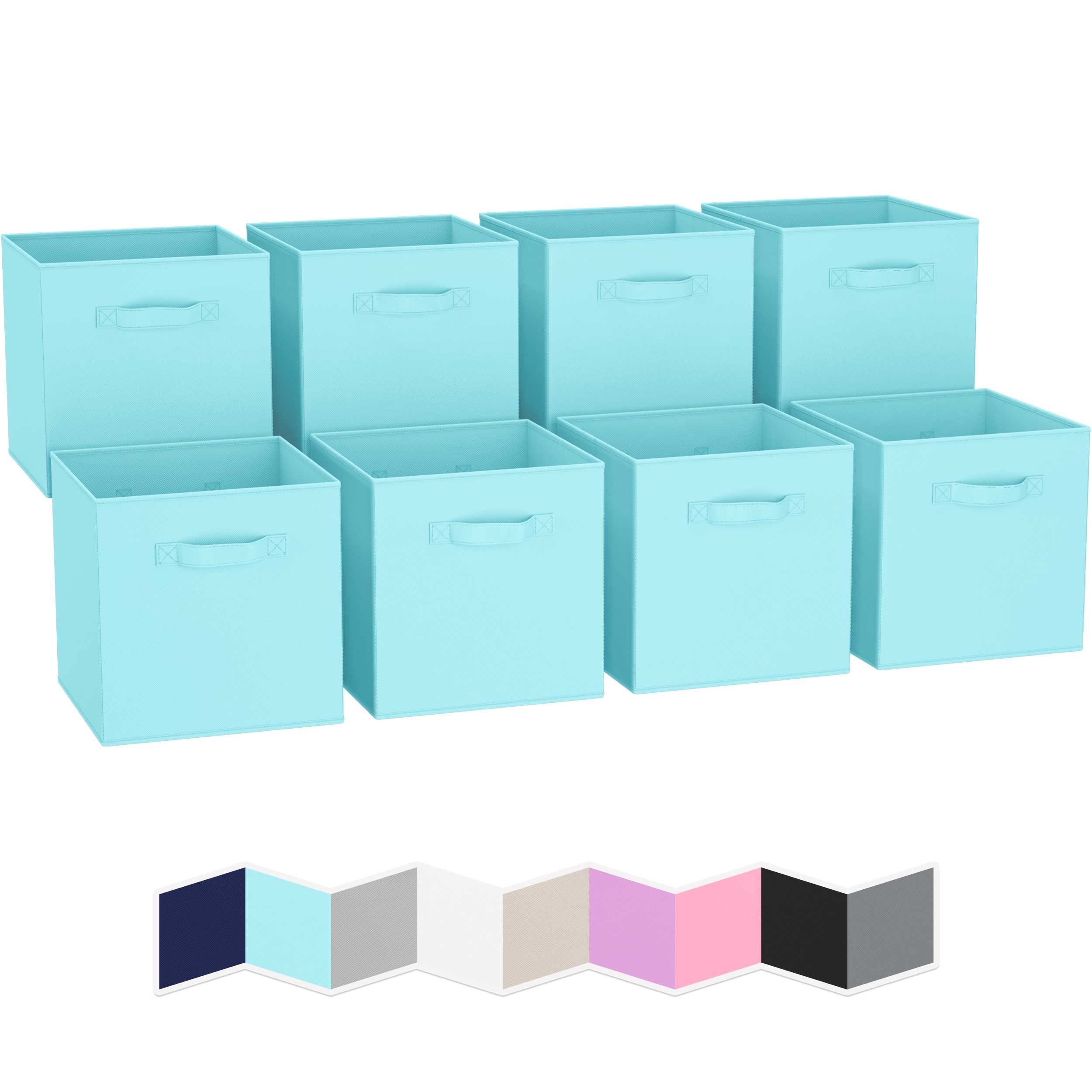 Royexe Storage Cubes 11 Inch Cube Storage Bins (Set of 8). Fabric