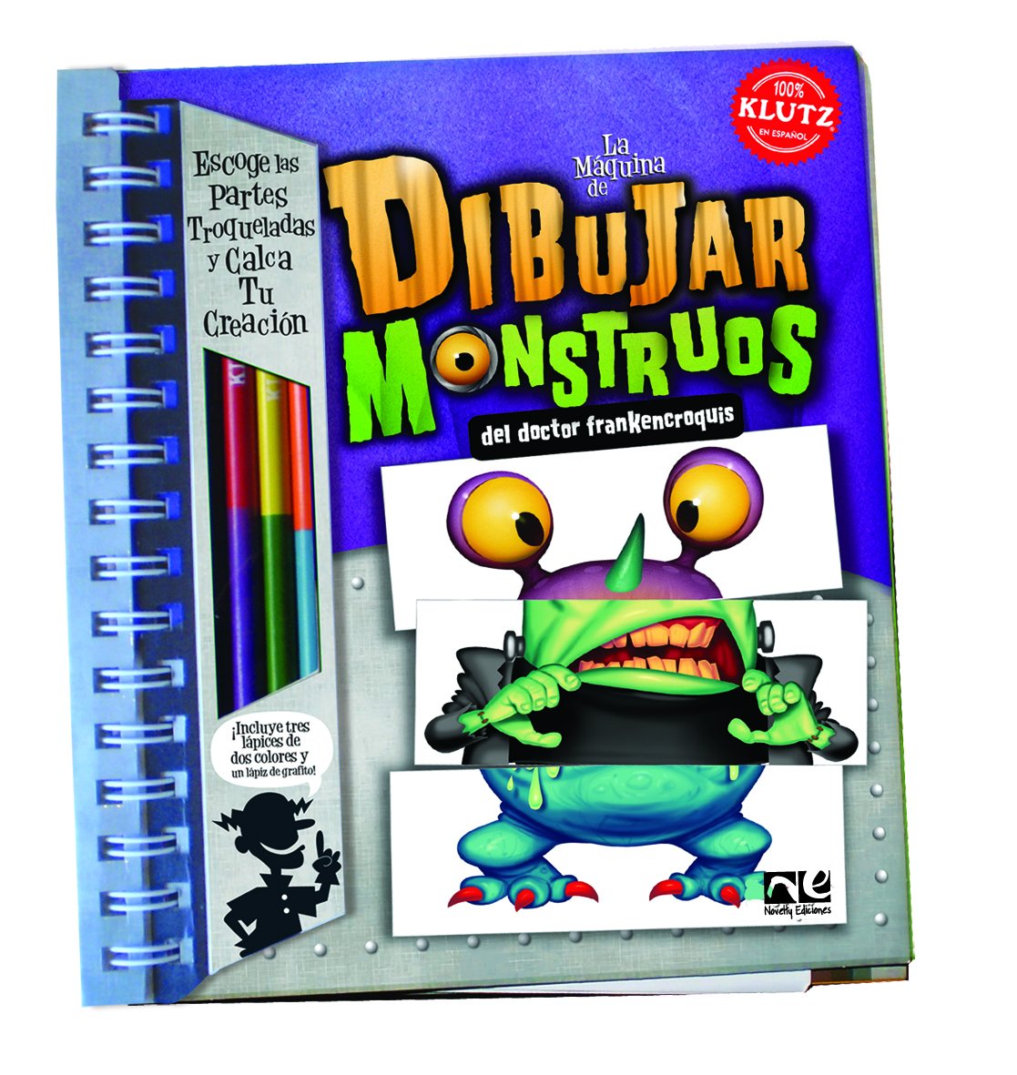LA MAQUINA DE DIBUJAR MONSTRUOS...(INC.3 L.COLORES+GRAFITO)