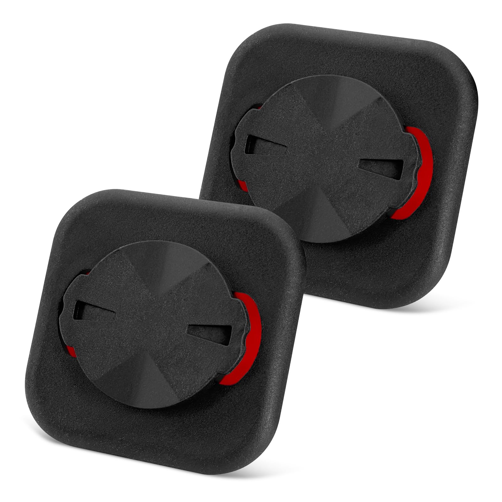 Supporto adattatore per cellulare Garmin – Supporto per bicicletta con adesivo forte, in plastica 40 x 40 mm, adatto per bici da corsa e mountain bike (2 pezzi)