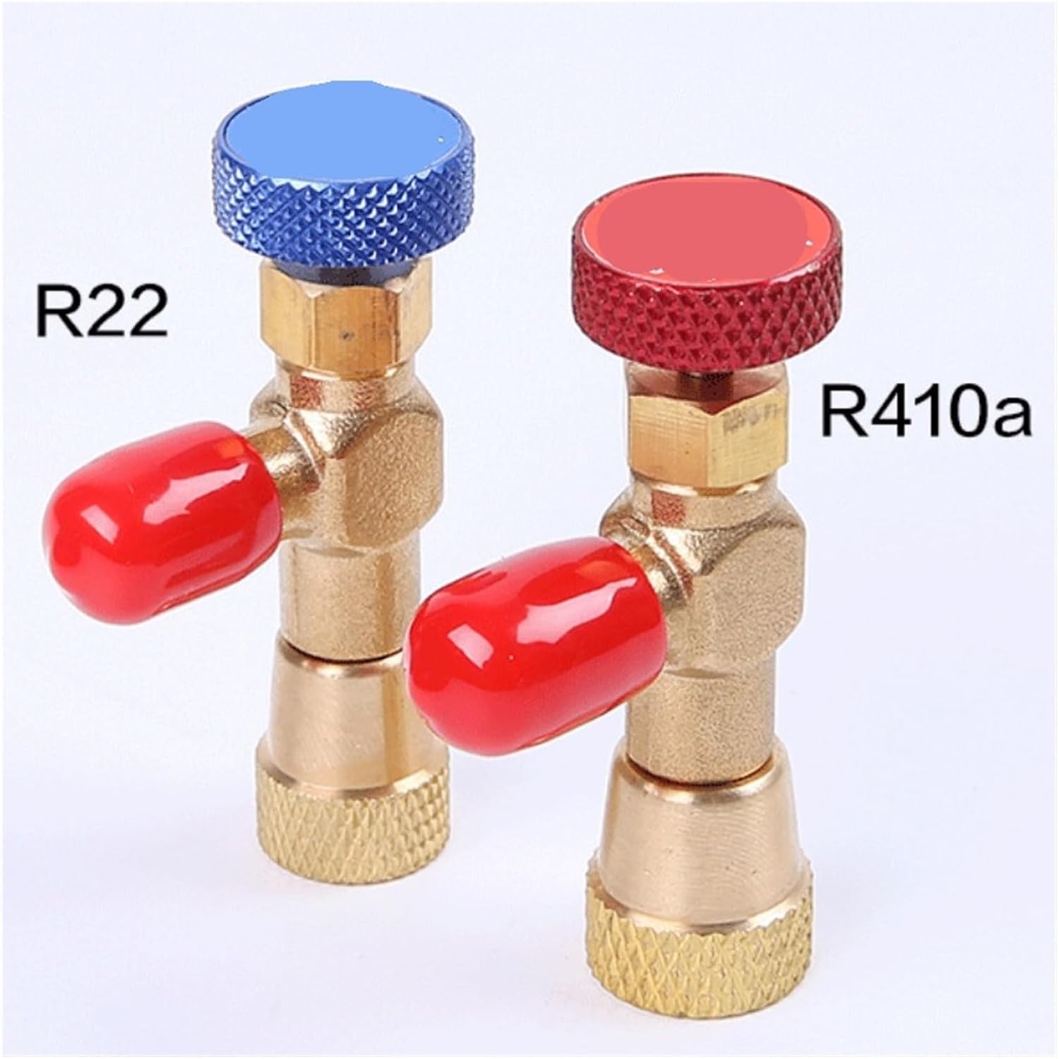 R410a R22 Refrigeration Tool Air Conditioning Valve Adapter Fitting 1/4" 5/16" Inch Male/Famale Charging Hose(ABD)