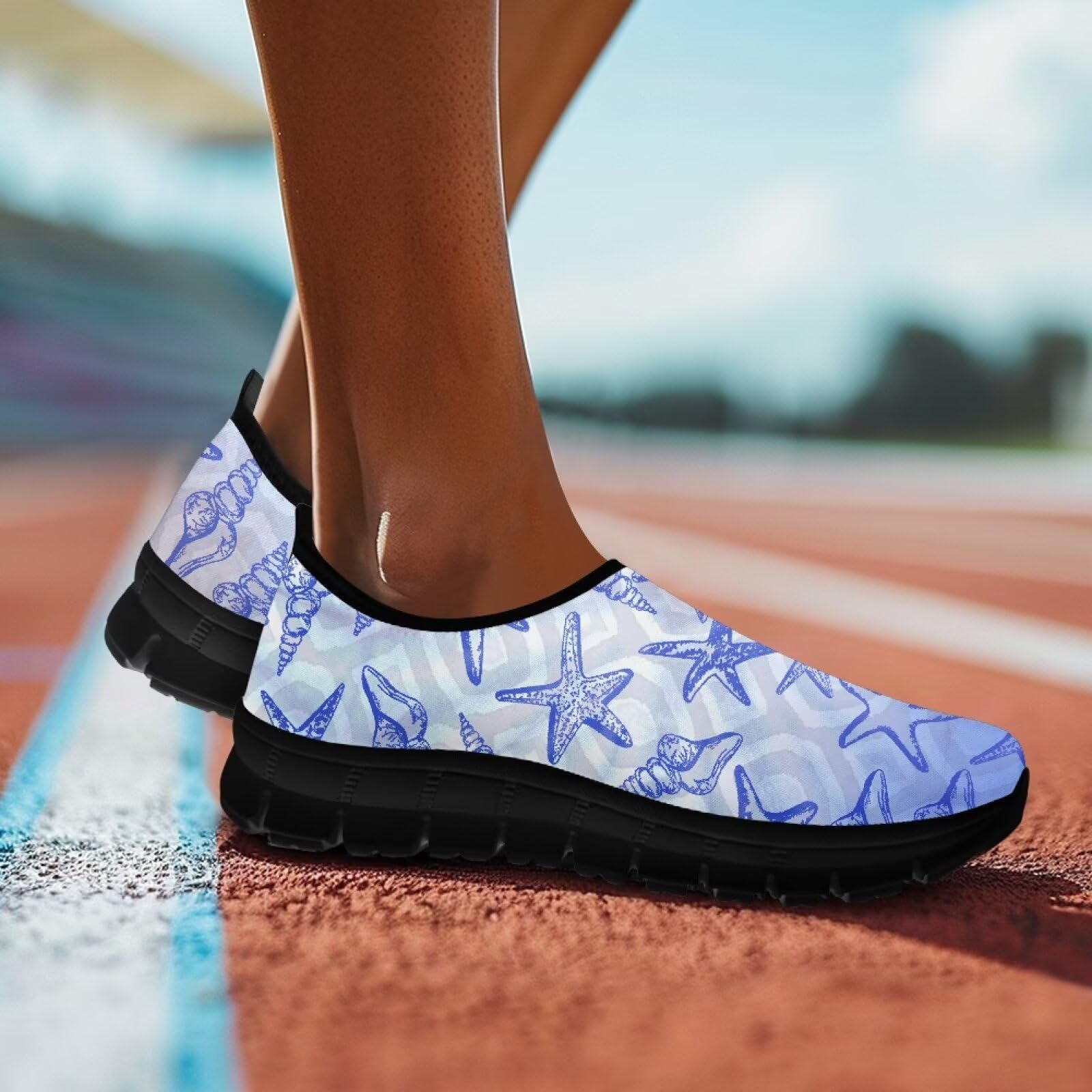 Generic Damskie lekkie buty trekkingowe Wsparcie łuku stopy Czarna podeszwa Rozmiar 38-45
