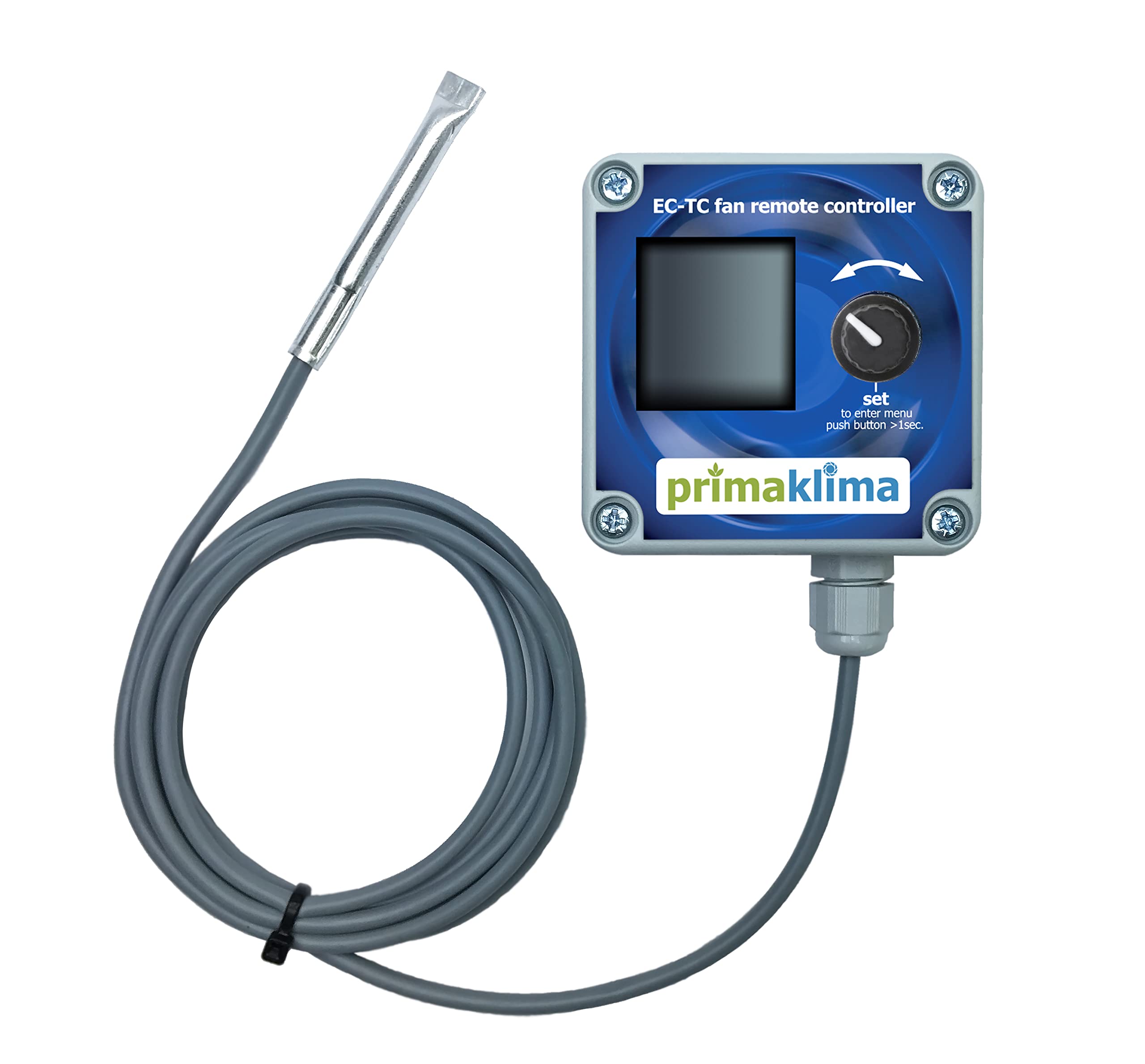 GrowPRO Lüftungsset Silent Digital 680 m3/h mit Temperatursteuerung inkl. Aktivkohlefilter und EC-Rohrventilator