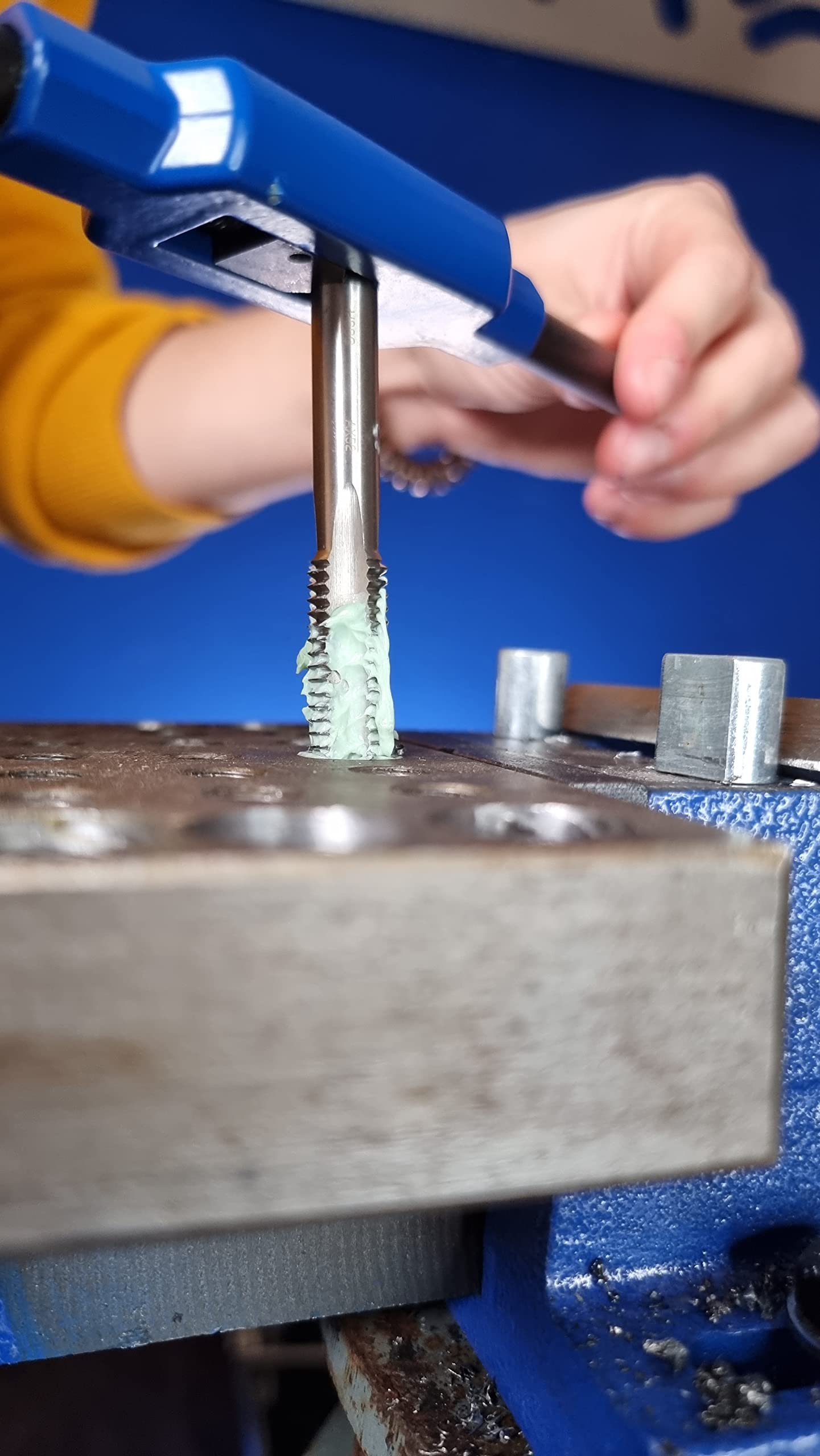 Juego de machos de mano para tubos HSS BSP G 3/8"