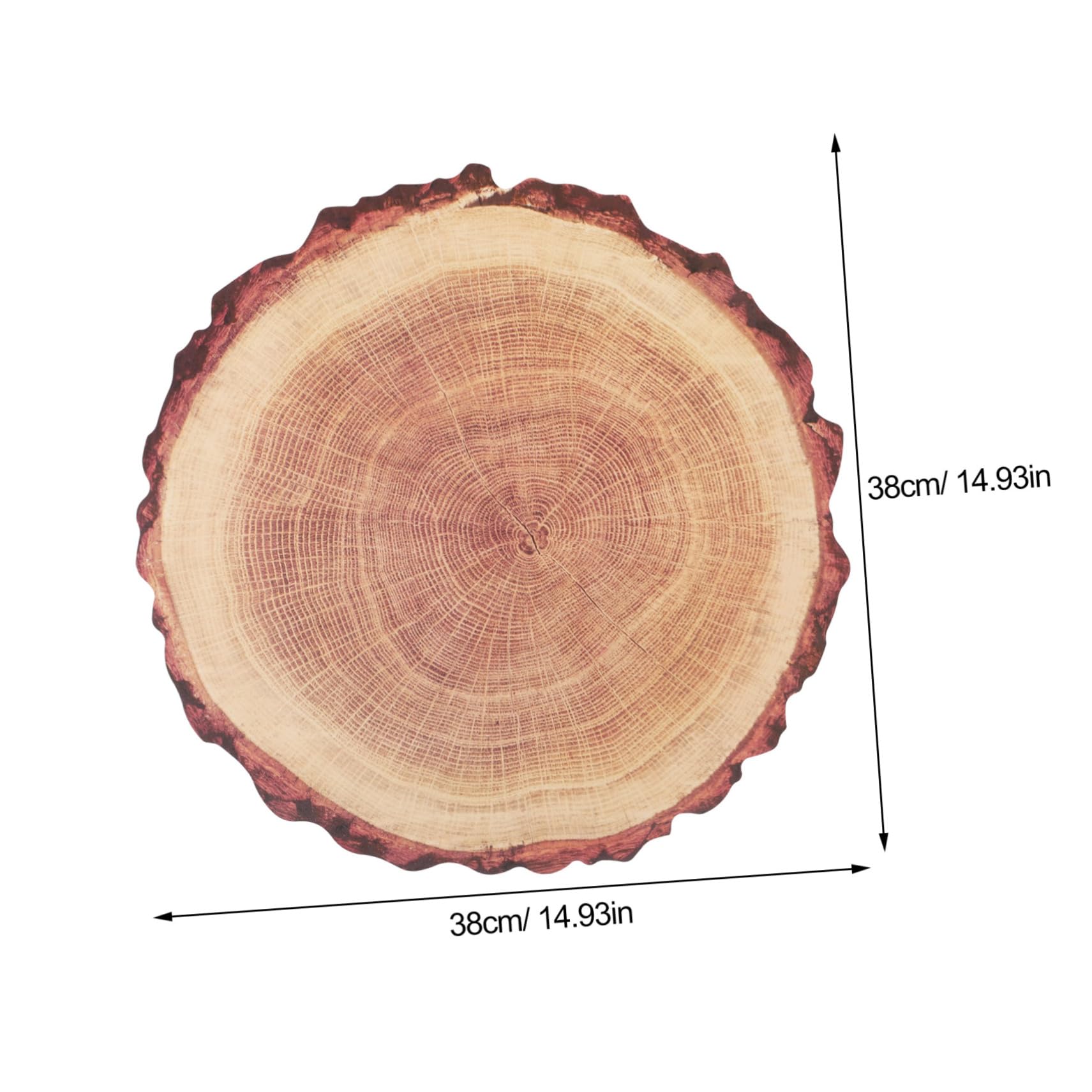 AUTSUPPL 4pcs Tree Stump Placemat Coasters for Coffee Table Cup Mats for Kitchen Cup Pads for Kitchen Round Coasters Home Cup Pads Coasters for Drinks Place Mat Practical Coffee Coaster Pp