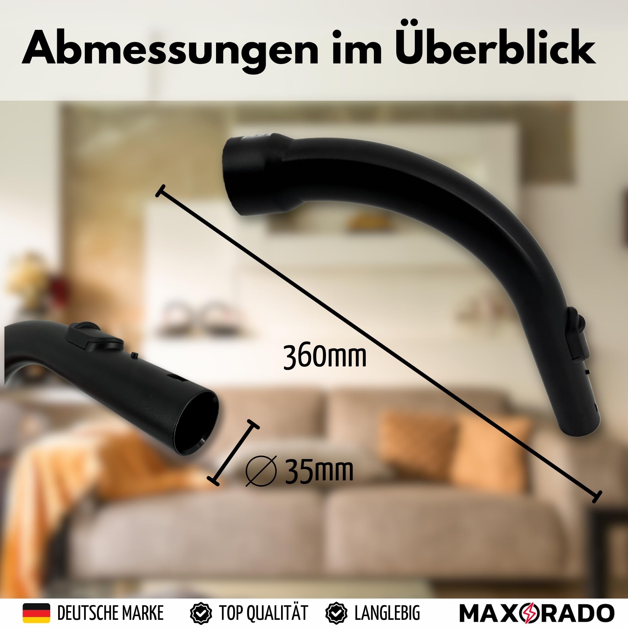 Impugnatura per aspirapolvere Miele S 771 Tango S 712 S711 S 381 S381 Plus S4211 S5211 S5211 S824 S726, alternativa all’originale nr. 5269091 9442600