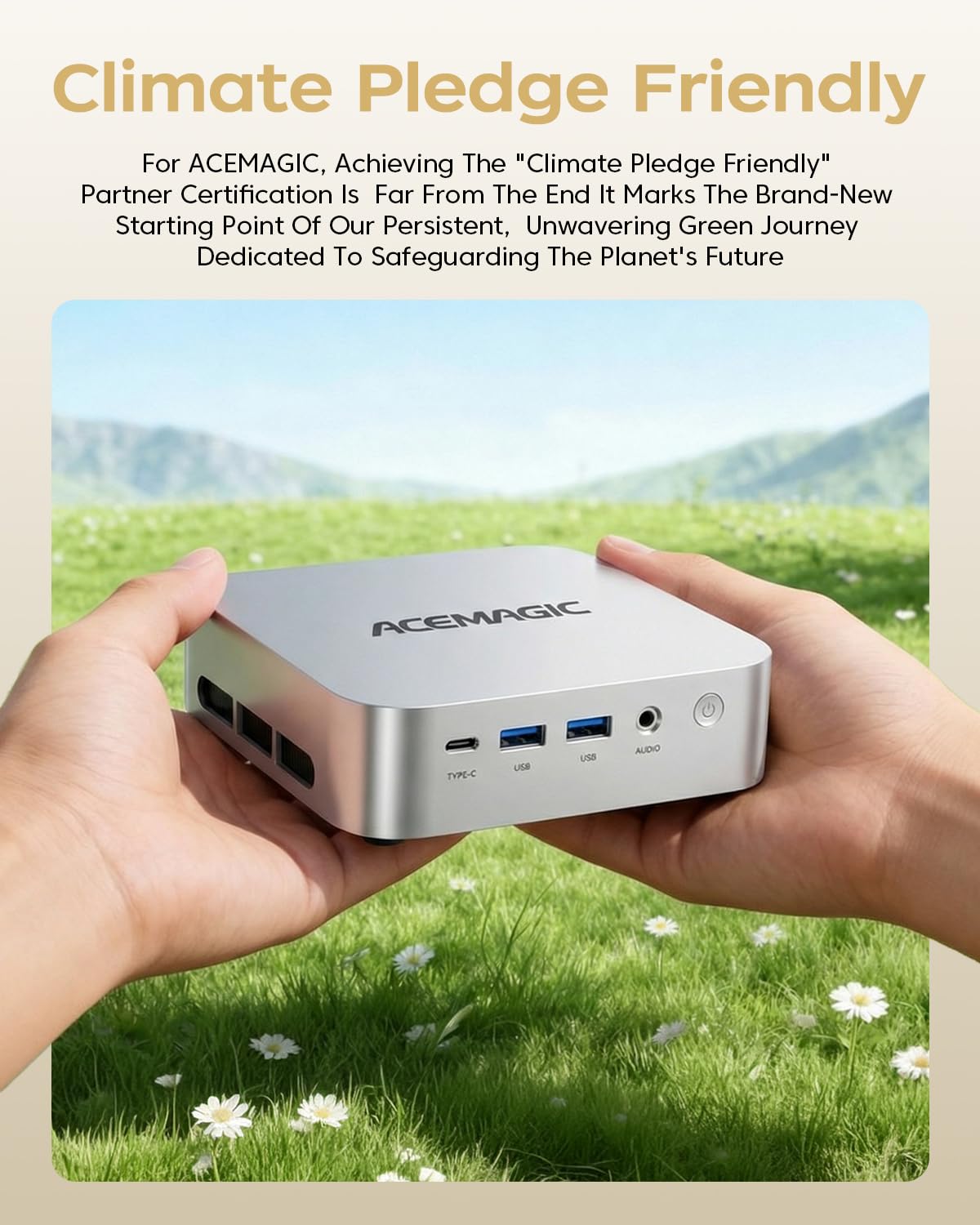 ACEMAGIC K1 Mini PC Windows 11 Pro, Intel Core 12600H (Beat 12450H up to 4.5 GHz) Mini Computers, 16GB DDR4 RAM 512GB SSD Triple 4K Display Desktop Micro Small Pc with BT5.2/WiFi6/HDMI/USB3.2 — view 4
