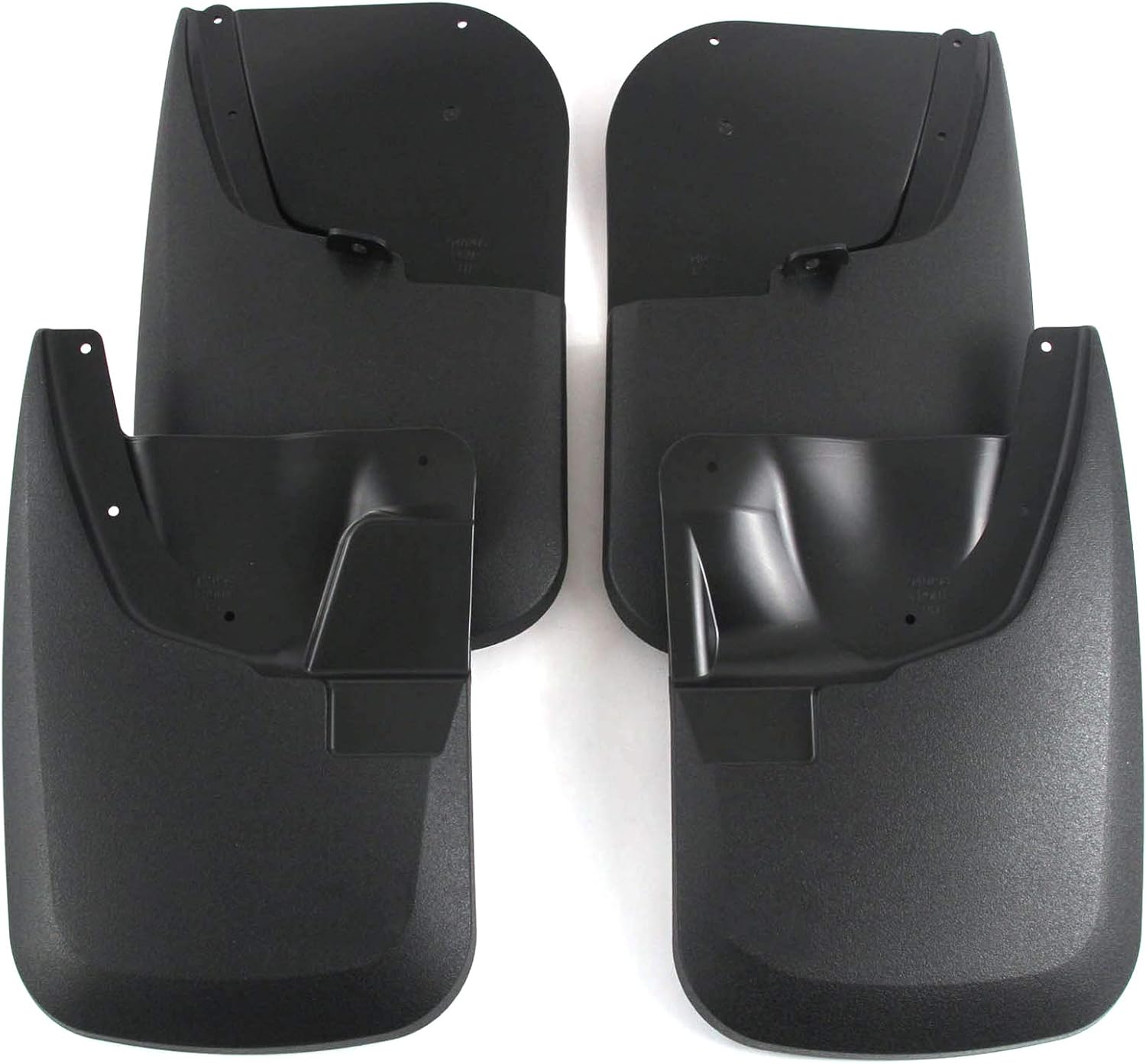Red Hound Auto Heavy Duty Molded Mud Flaps Compatible with Ford Super Duty F250/F350 2011-2016 Mud Guards Splash Front & Rear 4pc Set (for Trucks Without Fender Flares)