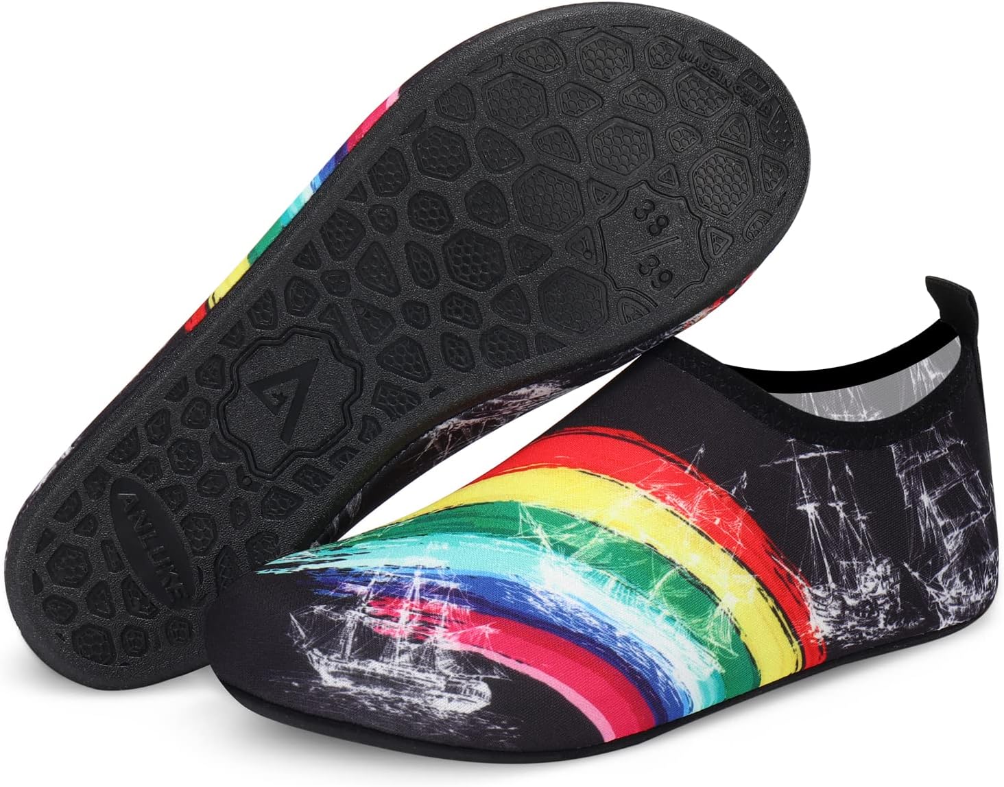 Water Shoes Barefoot Aqua Yoga Socks Quick-Dry Beach Swim Surf Shoes for Women Men