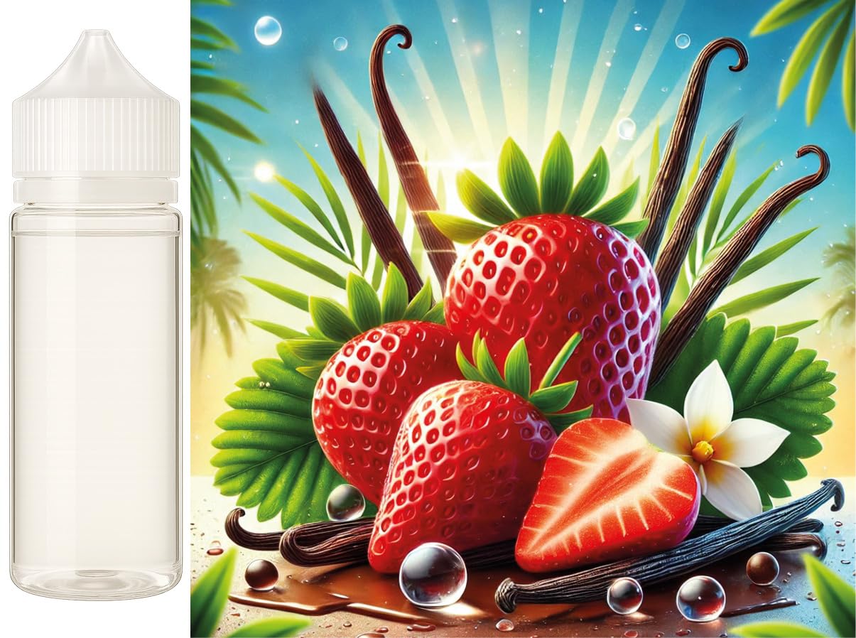 Truskawka wanilia aromat koncentrat – Wegański – Sasami – 100ml
