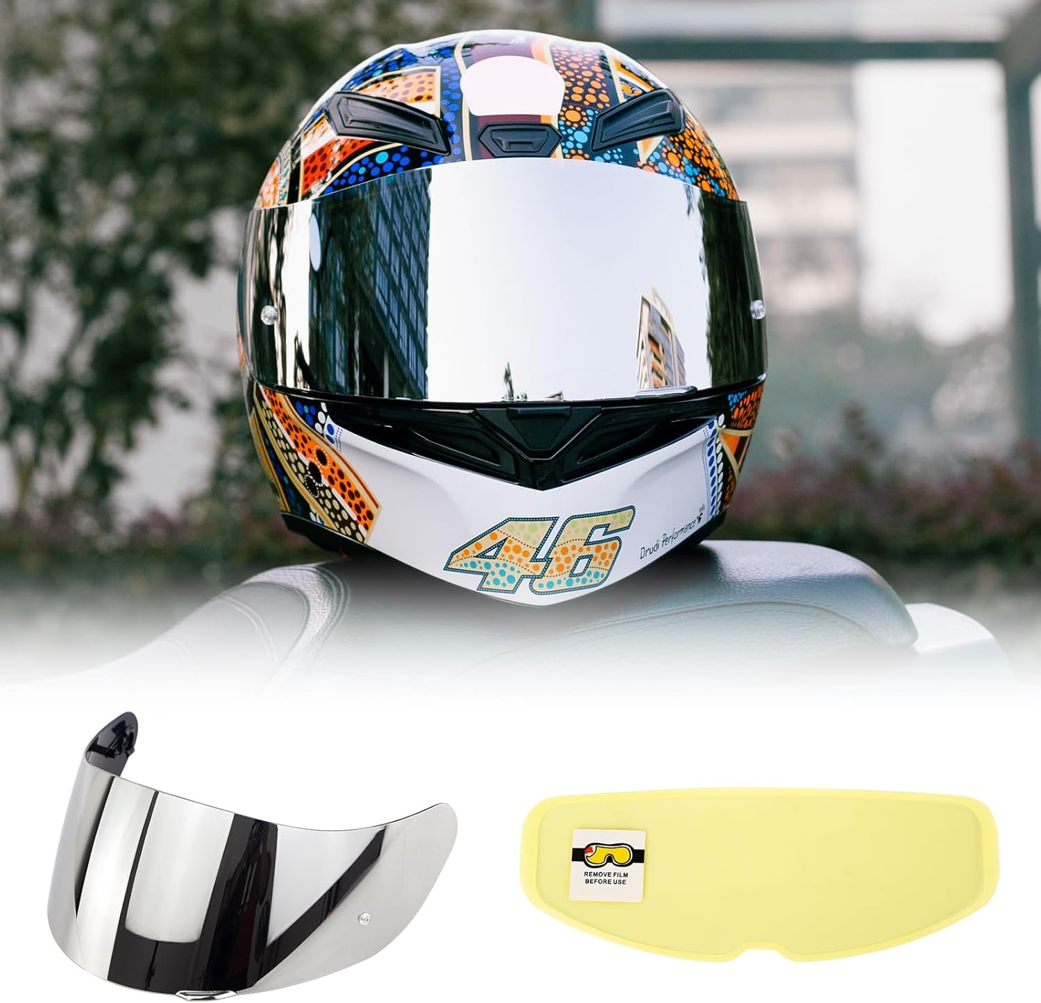 K5 Visor Replacements Silver Bundle with Universal AntiFog