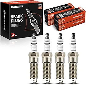 A-Premium Velas de ignição Iridium Platinum compatíveis com Chrysler PT Cruiser 2003-2009 e Dodge Neon 2003-2005, 2,4L, pacote com 4