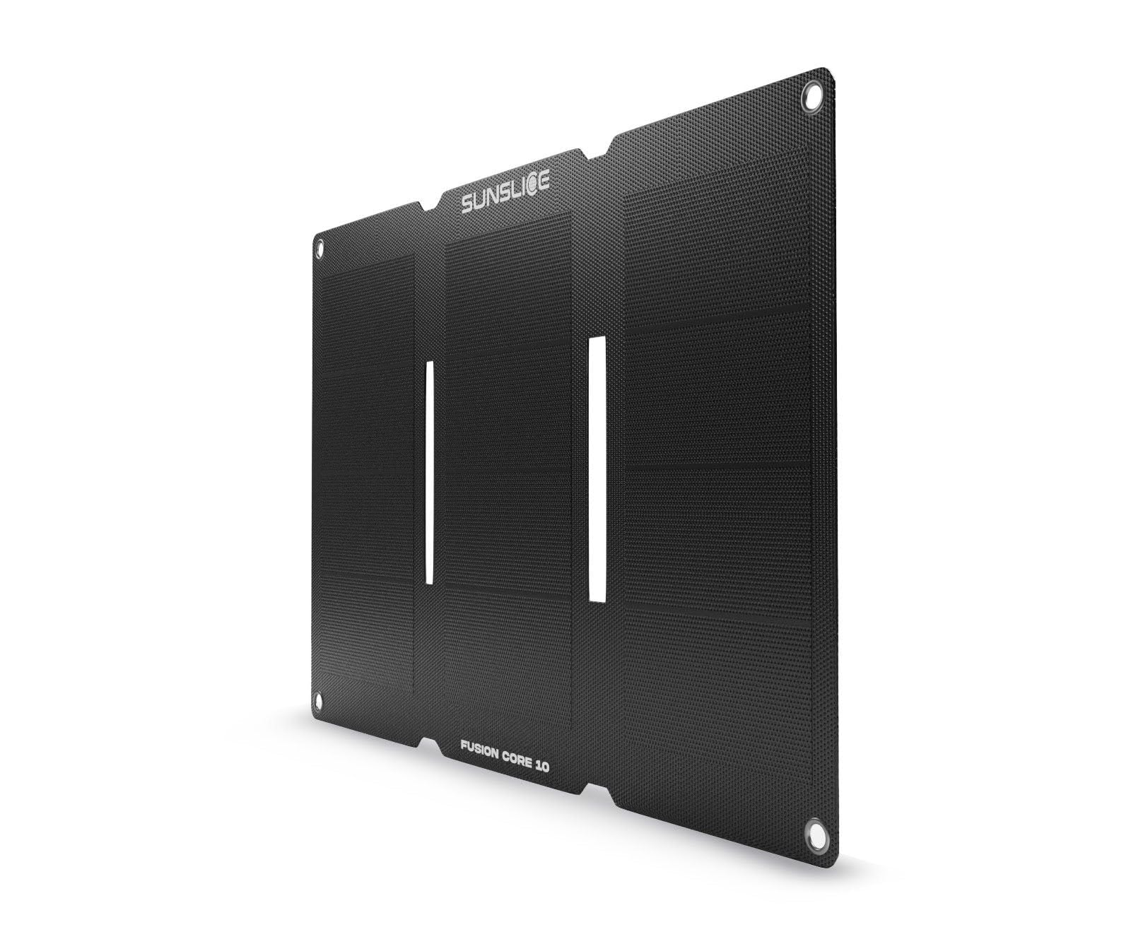 Panneau Solaire Pliable 10W Fusion Core 10 Sunslice, Charge Rapide USB-A & USB-C 5V/2A, Ultra-léger 220g, étanche, idéal randonnée, Camping, Van Life, Survie, Compatible Smartphones & powerbanks