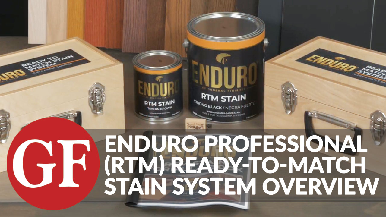 General Finishes Enduro RTM Water Based Wood Stain, 1 Quart, Tint