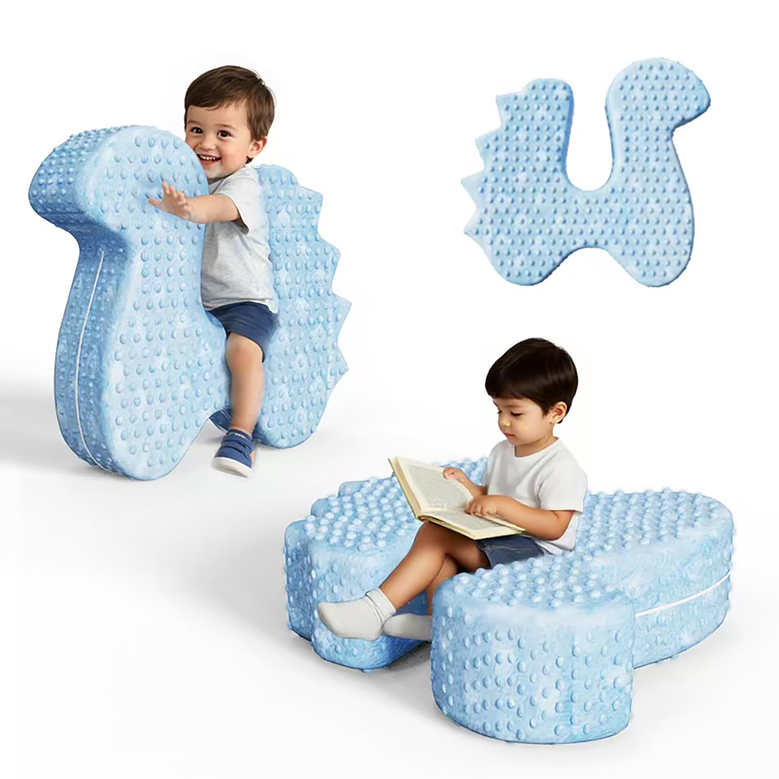 Irrical Sensory Soft Squeeze Seat–Calming Compression Chair for Kids