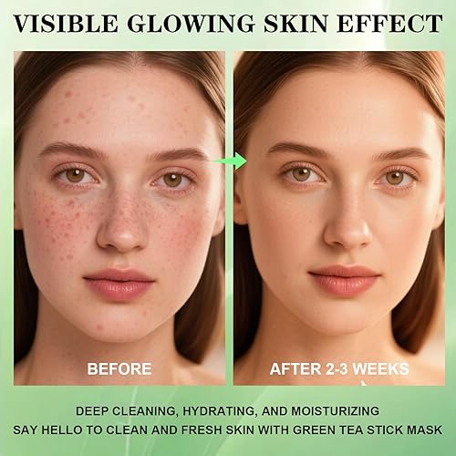 Miniatura 6 de Máscara de limpieza profunda de té verde, removedor de puntos negros con extracto de té verde, mascarilla de limpieza profunda para limpieza
