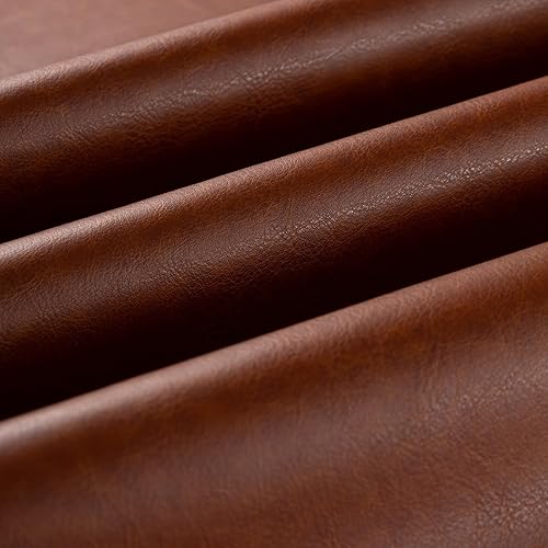 Vista 255 de Wooqu Paño de libro de piel sintética, base recubierta de poliuretano y no tejida, aspecto de cuero, suave, 17 x 29 pulgadas, para encuadernación