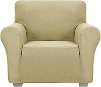 Vista 74 de JIVINER Fundas de sofá de alta elasticidad para sofás de 3 cojines, funda elástica de jacquard de 1 pieza, funda de sofá antideslizante con parte