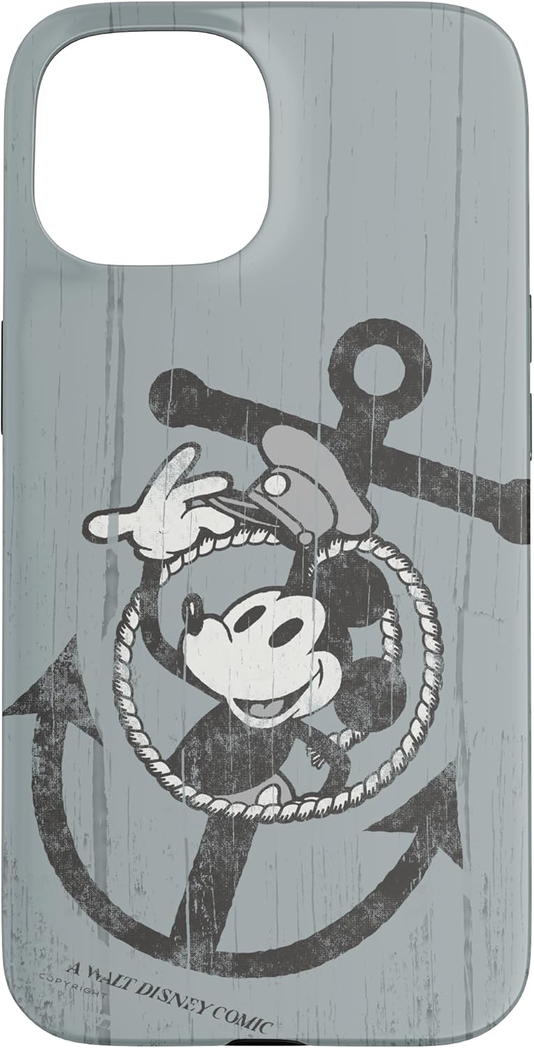 iPhone 16 Pro Max Disney 100 Mickey Mouse Steamboat Willie Captain D100 Case
