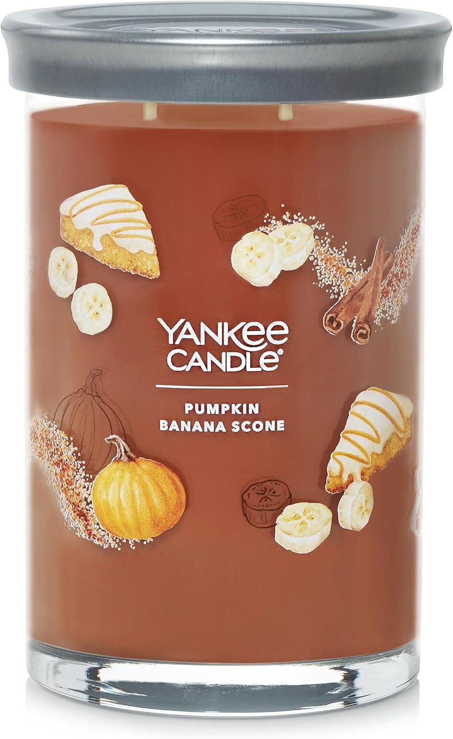 Yankee Candle Pumpkin Banana Scone Large Signature 2-Wick Tumbler Candle
