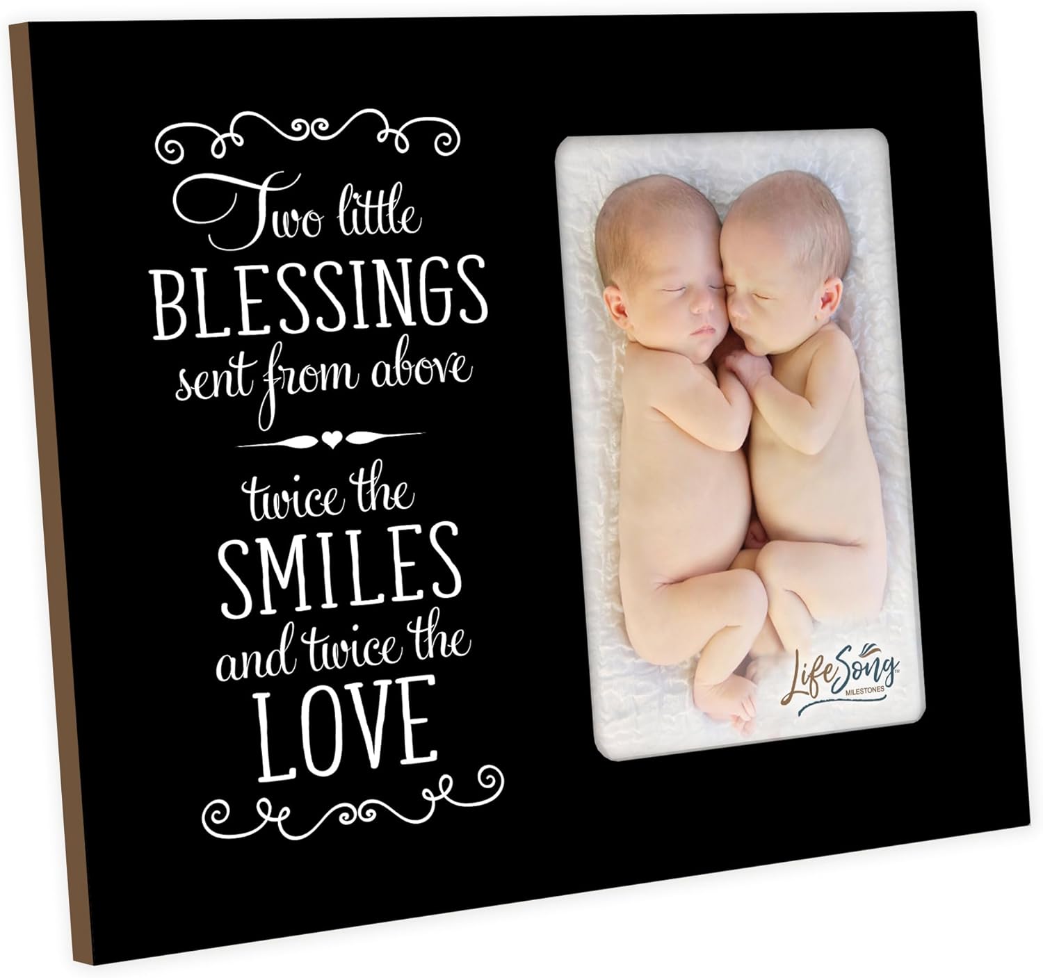 LifeSong Milestones Baby Announcement Photo Frame: Preserve Cherished Memories with this Adorable Keepsake, Perfect for New Parents holds 4x6 Picture for Boys Girls