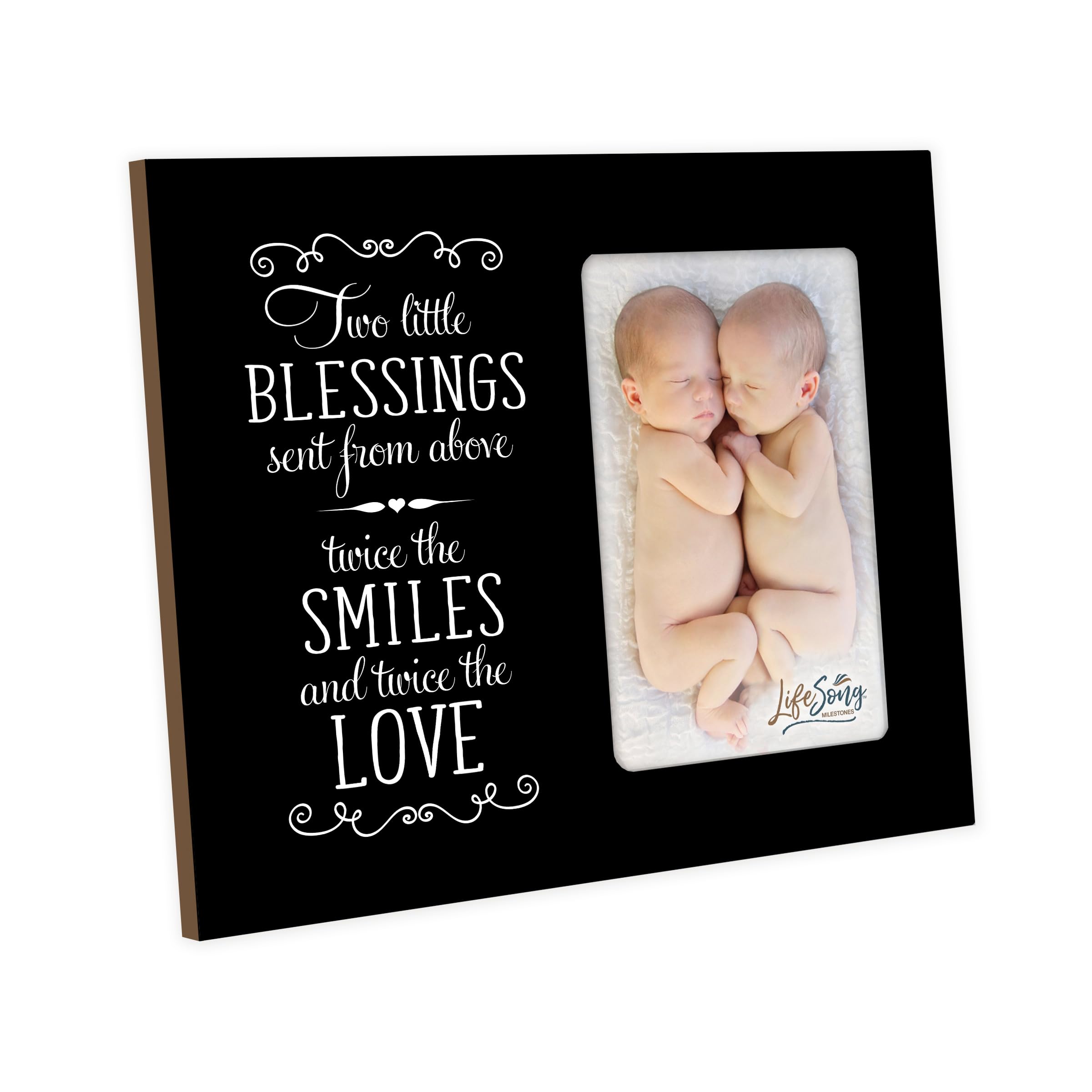 LifeSong Milestones Baby Announcement Photo Frame: Preserve Cherished Memories with this Adorable Keepsake, Perfect for New Parents holds 4x6 Picture for Boys Girls